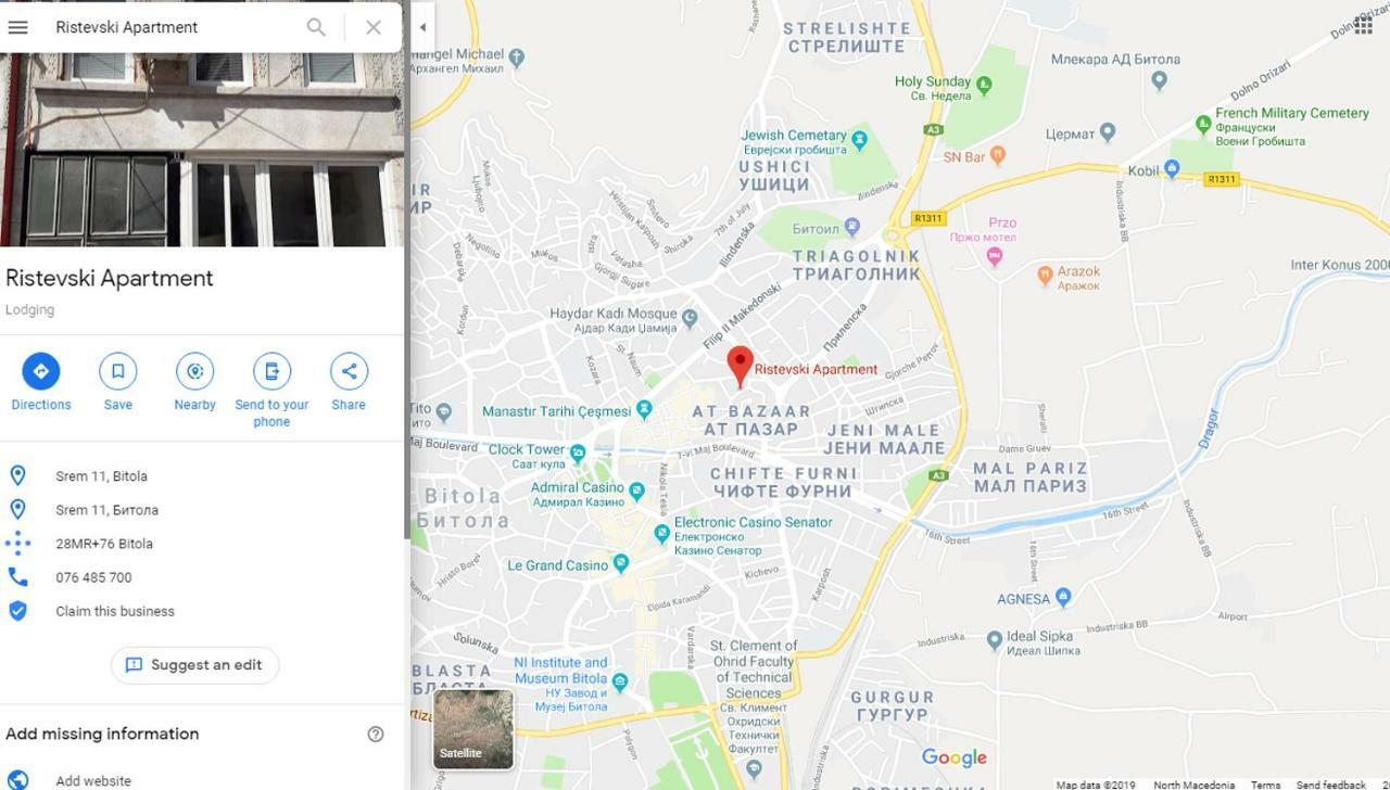 Ristevski Apartment بيتولا المظهر الخارجي الصورة